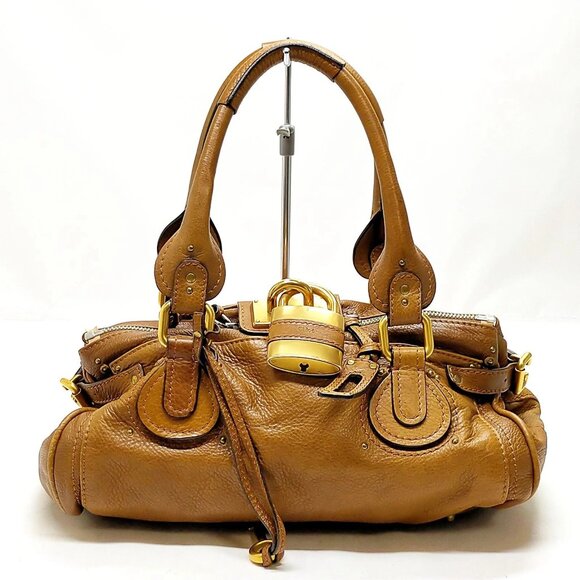 Chloe Hand Bag Brown Leather mon-875-091325 - Picture 1 of 16